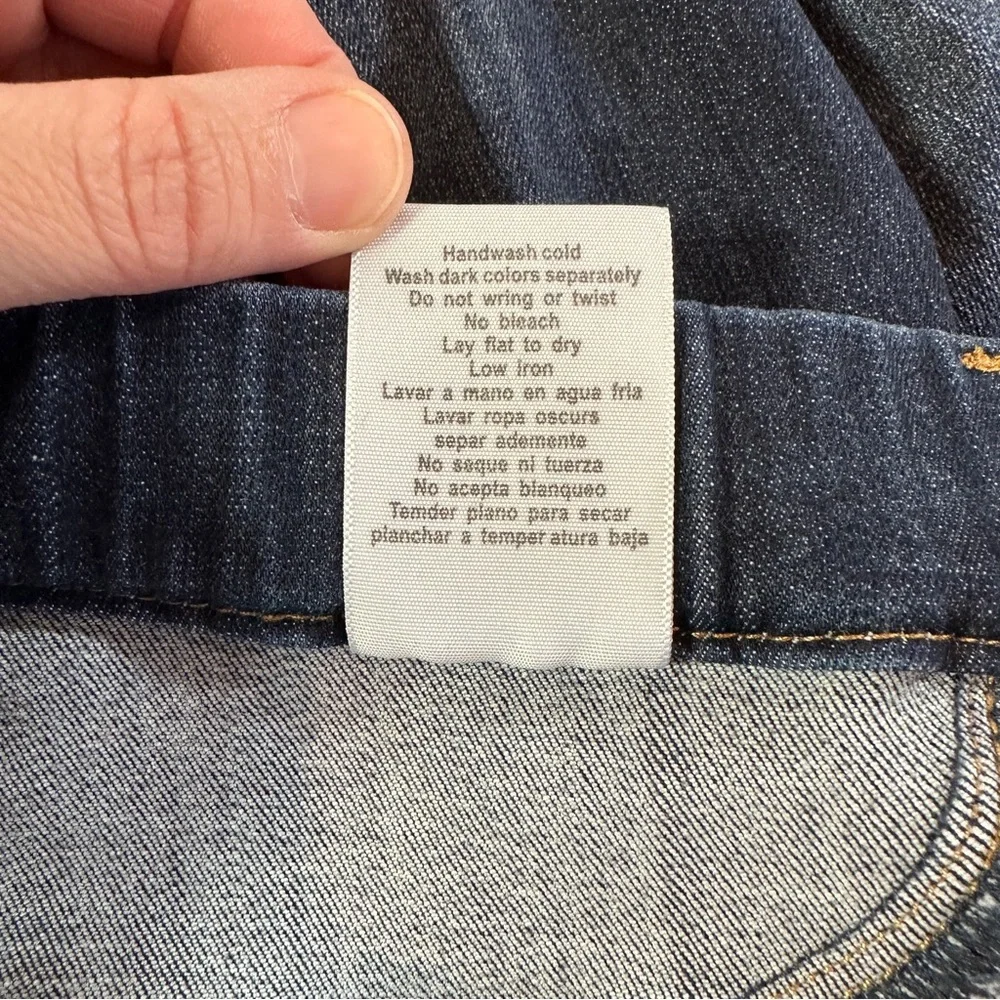 Judy Blue Dark Wash Pull-on Skinny Jeans - Size 15/32 - Picture 8 of 8